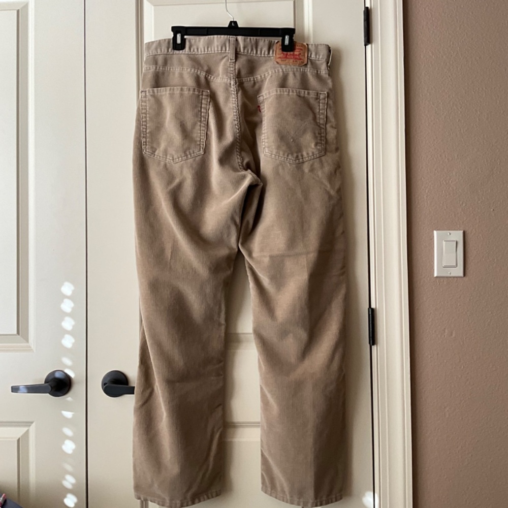 Vintage Levis Corduroy Pants size W36 L32 Color Tan - Picture 3 of 10